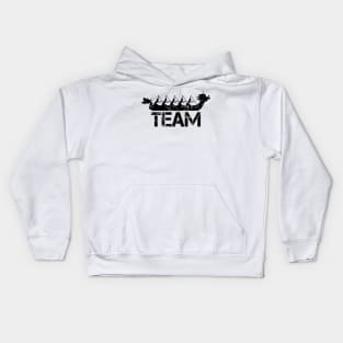 Dragon Boat Racing Team Graphic Design Kids Hoodie